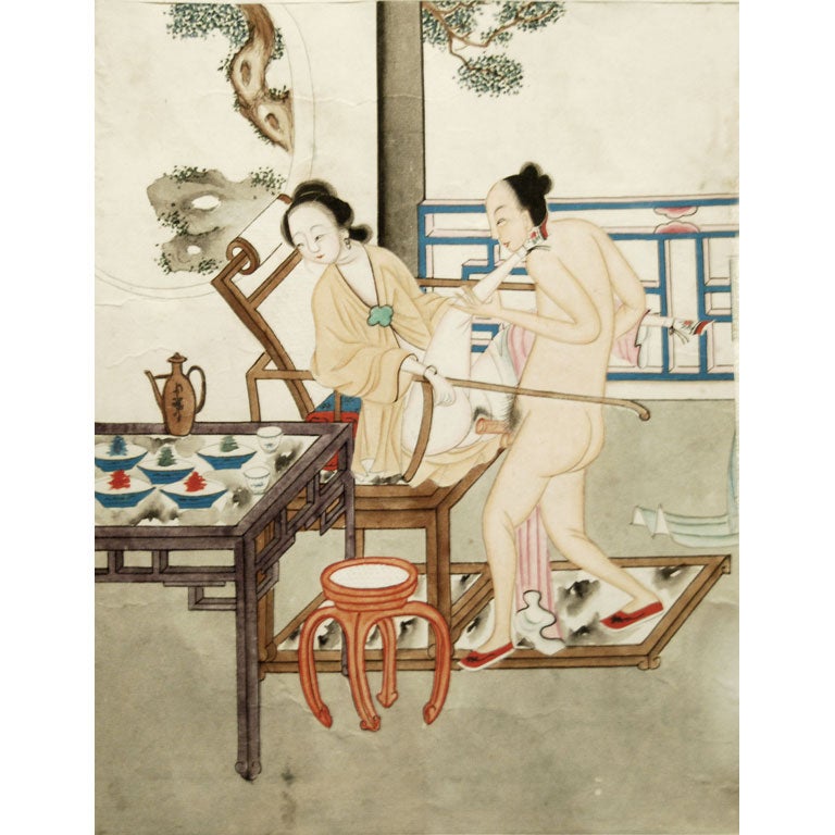  Старинная китайская эротика и фарфор.