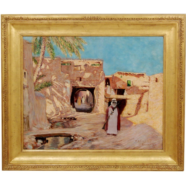Desert Scene by Arthur George Collins at 1stdibs