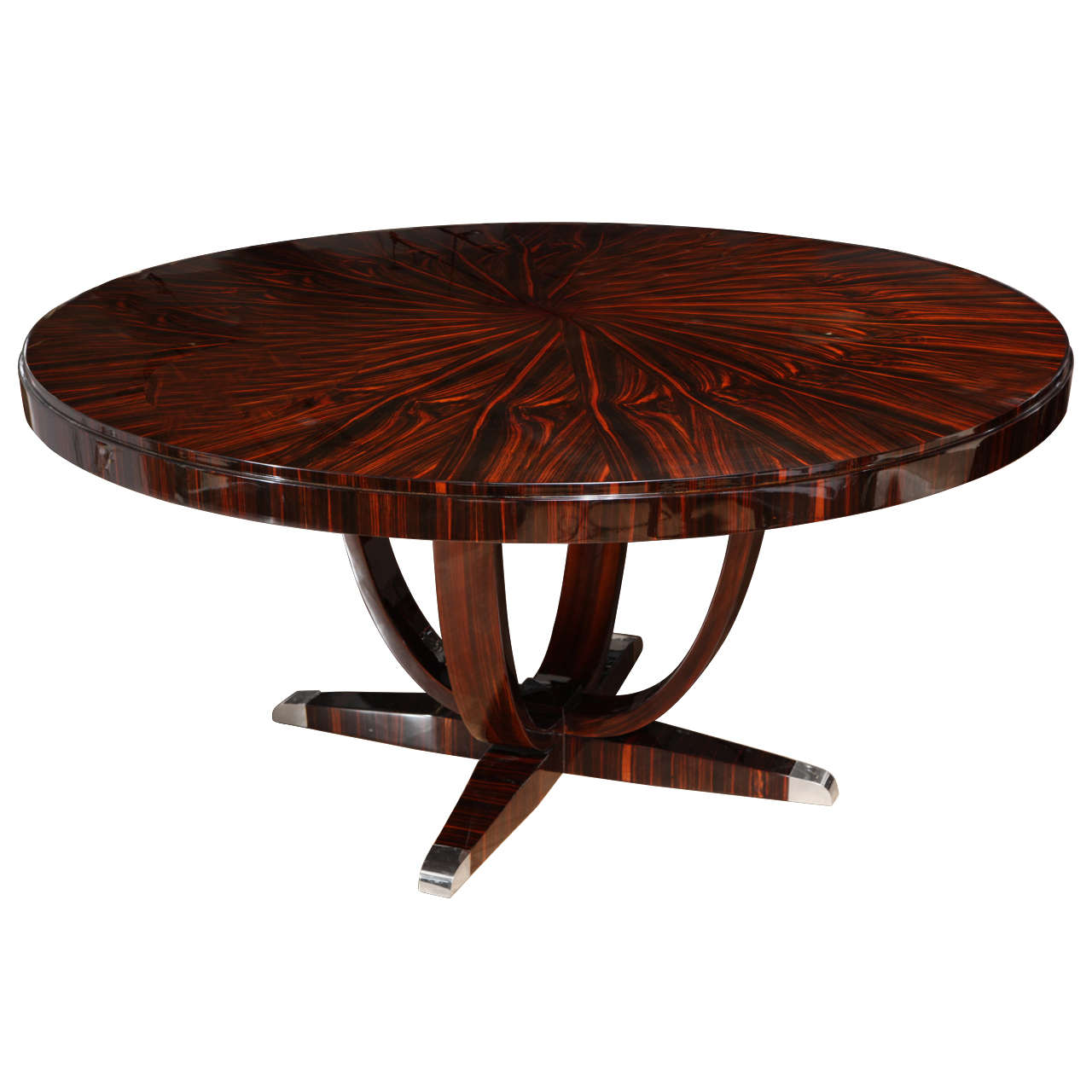 Dining Table: Round Dining Table Art Deco
