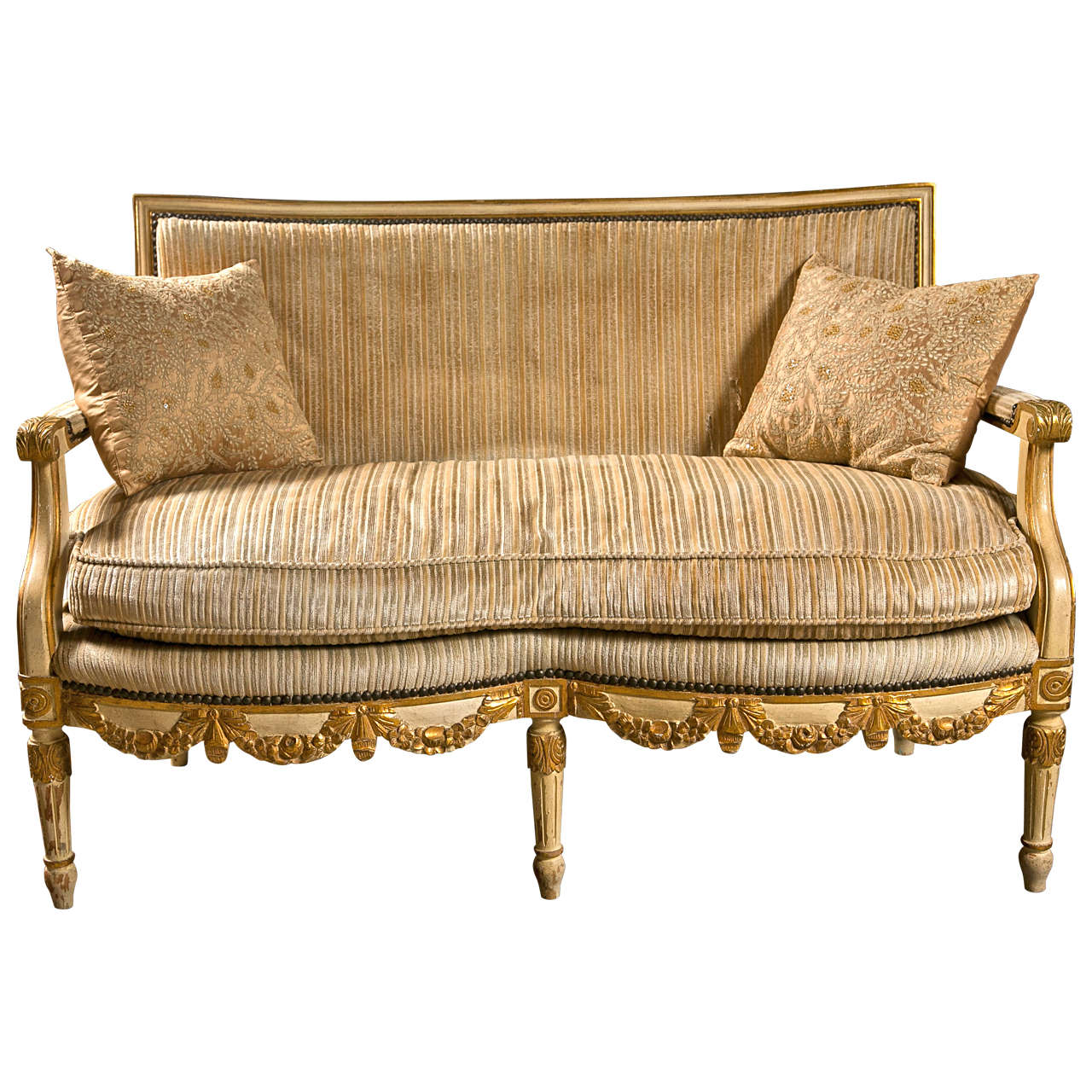 French Louis XIV Style Canape Sofa Settee at 1stdibs