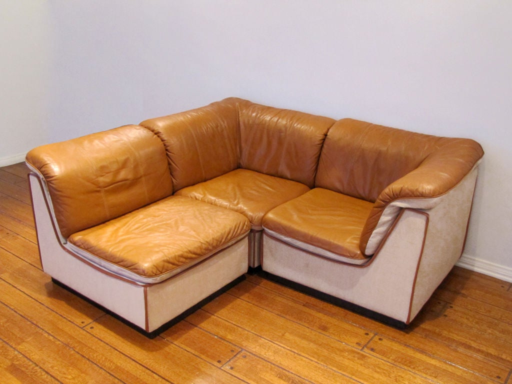 Finnish Modular Leather Sofa image 5