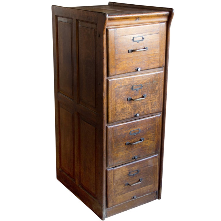 at British  filing Jefferson Filing and Cabinet vintage Vintage cabinets 1stdibs Kenrick Oak