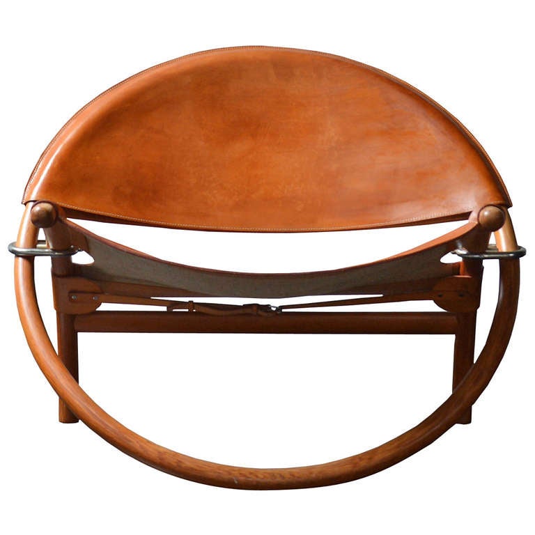 Jorgen Hovelskov, one of 8 circle chairs, 1976