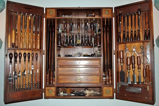 Carpenters Tool Cabinet at 1stdibs