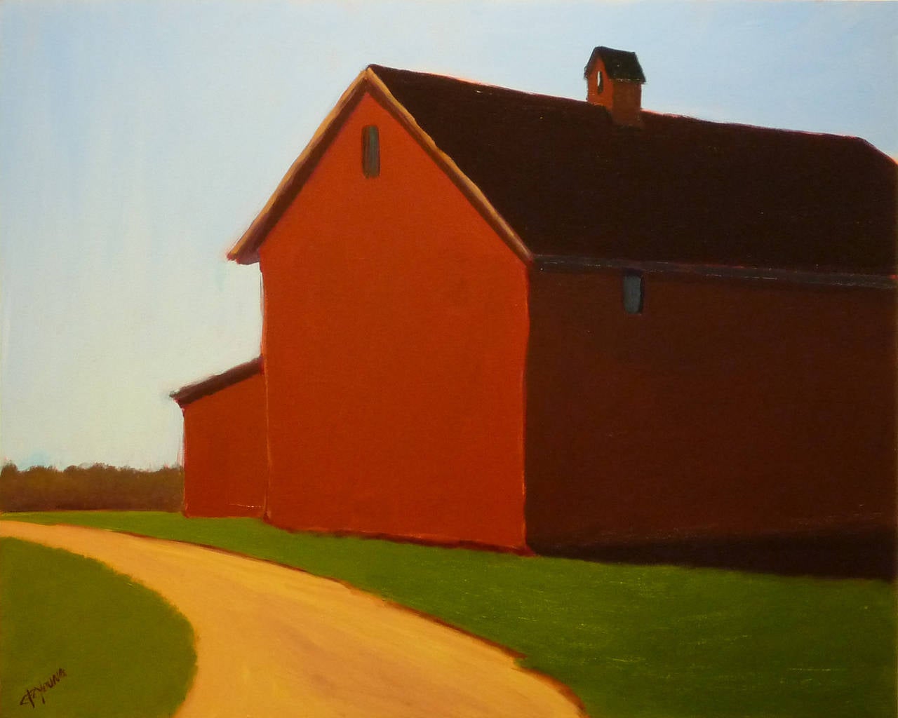 Red Velvet Barn, 2014, by Carol Young